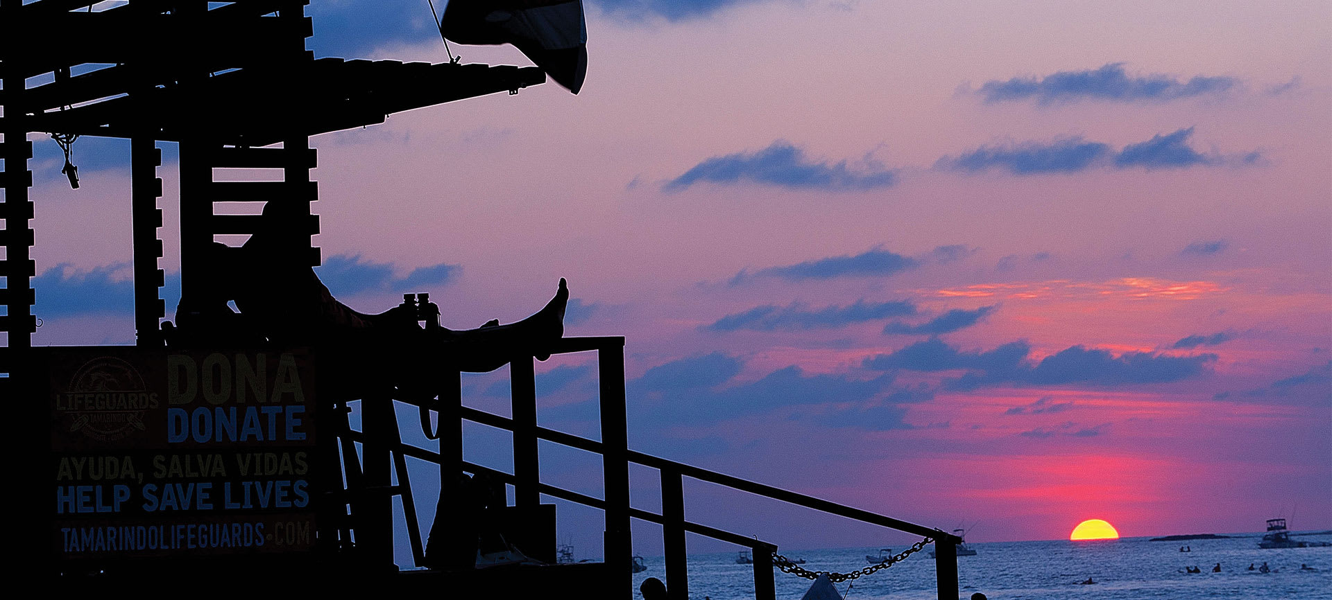 sunset over the ocean