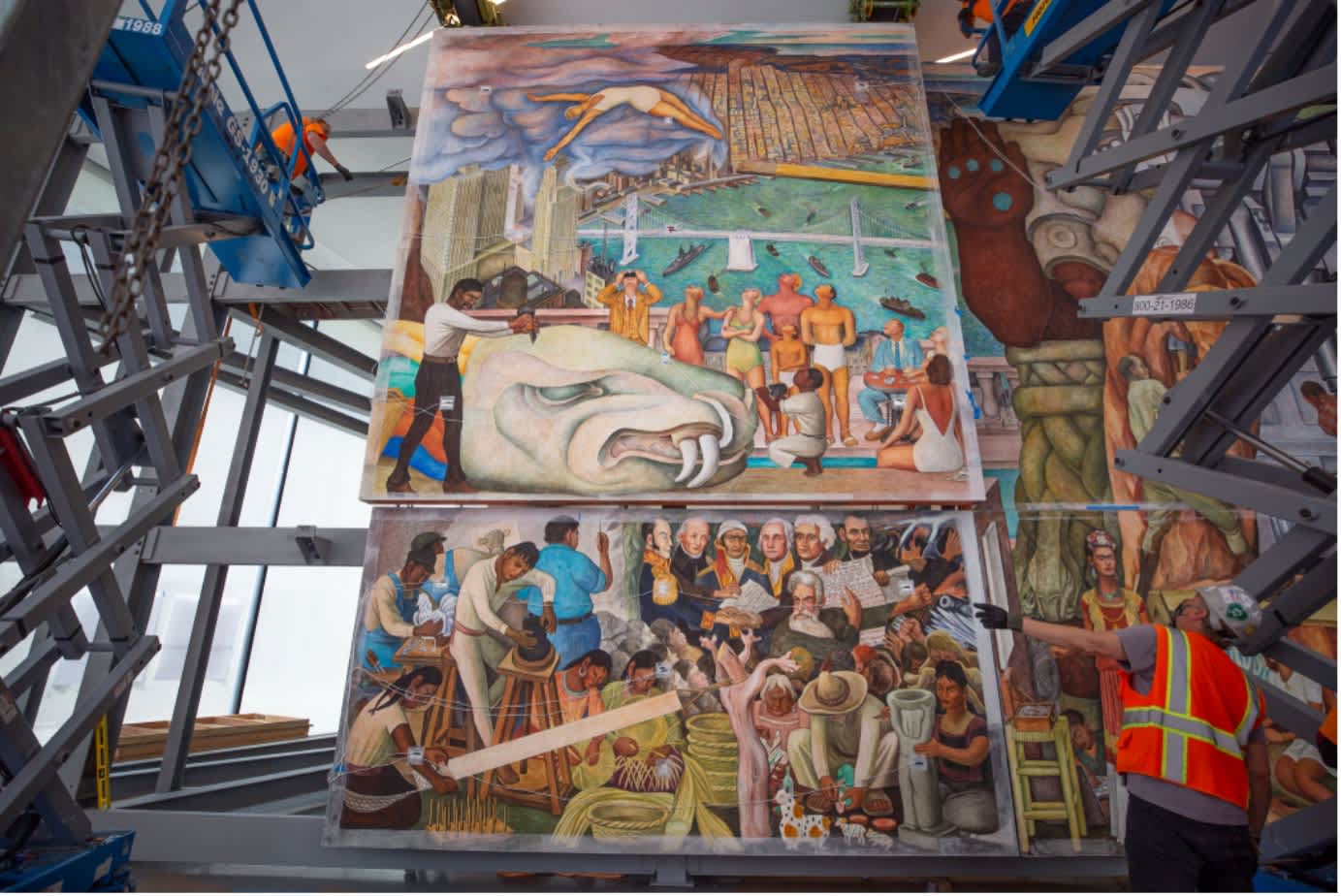 Diego Rivera’s Largest Portable Mural, Pan American Unity, Opens at SFMOMA on June 28, 2021