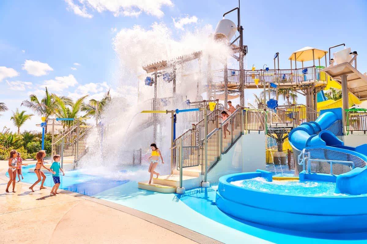The waterpark at a resort in Baha Mar, Bahamas.