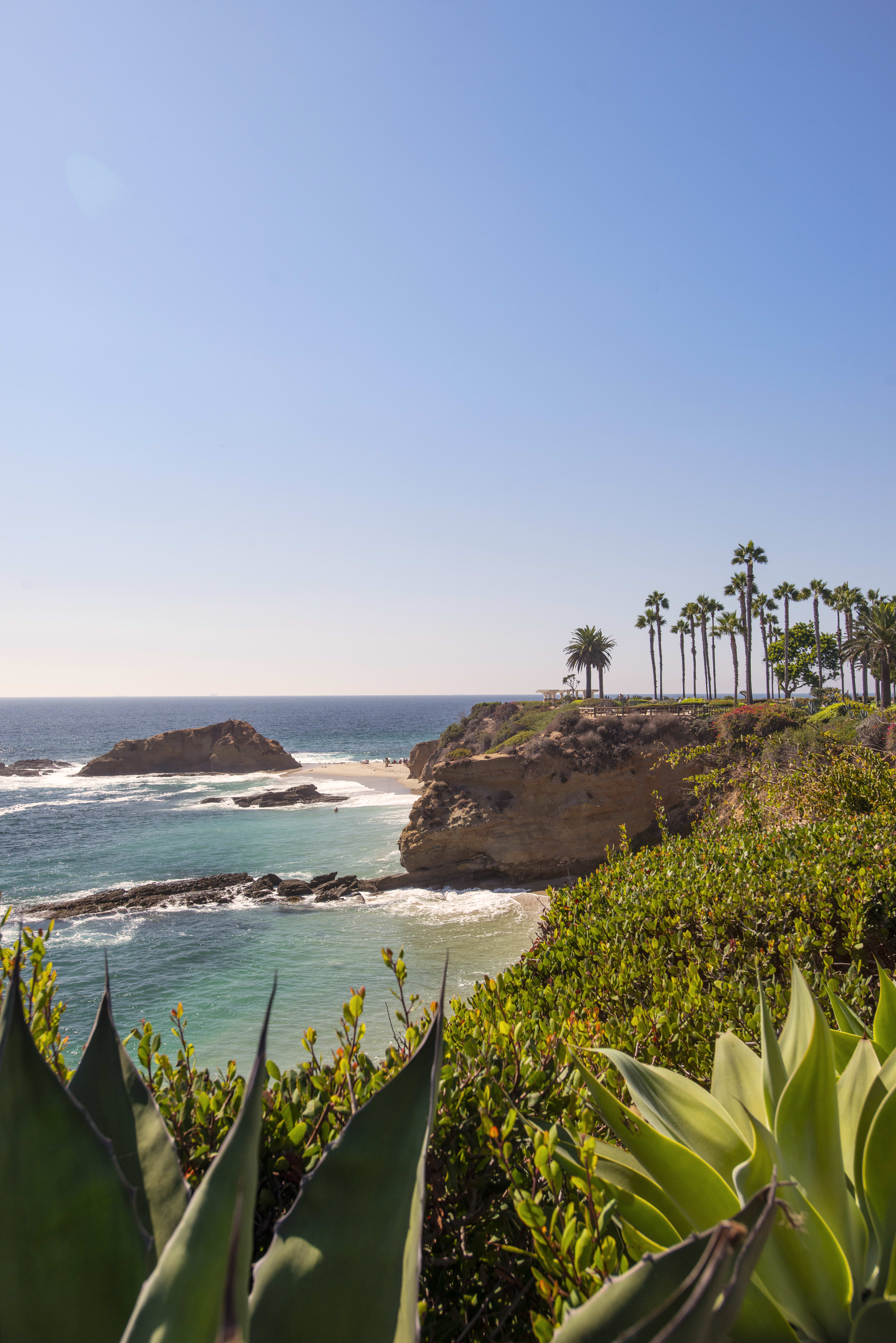 View of Laguna Beach, California.