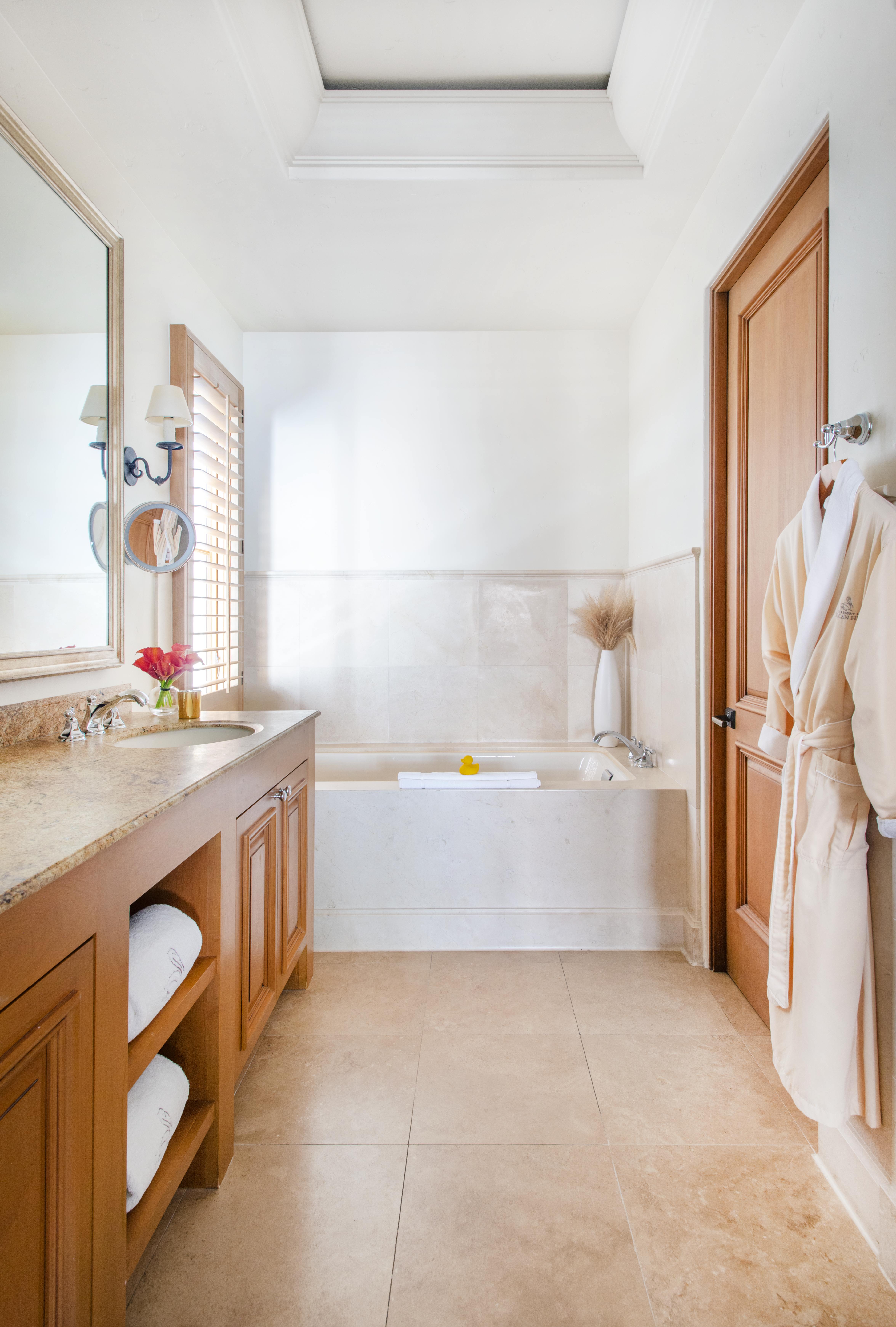 Bathroom in a luxury home in Newport Beach, California.