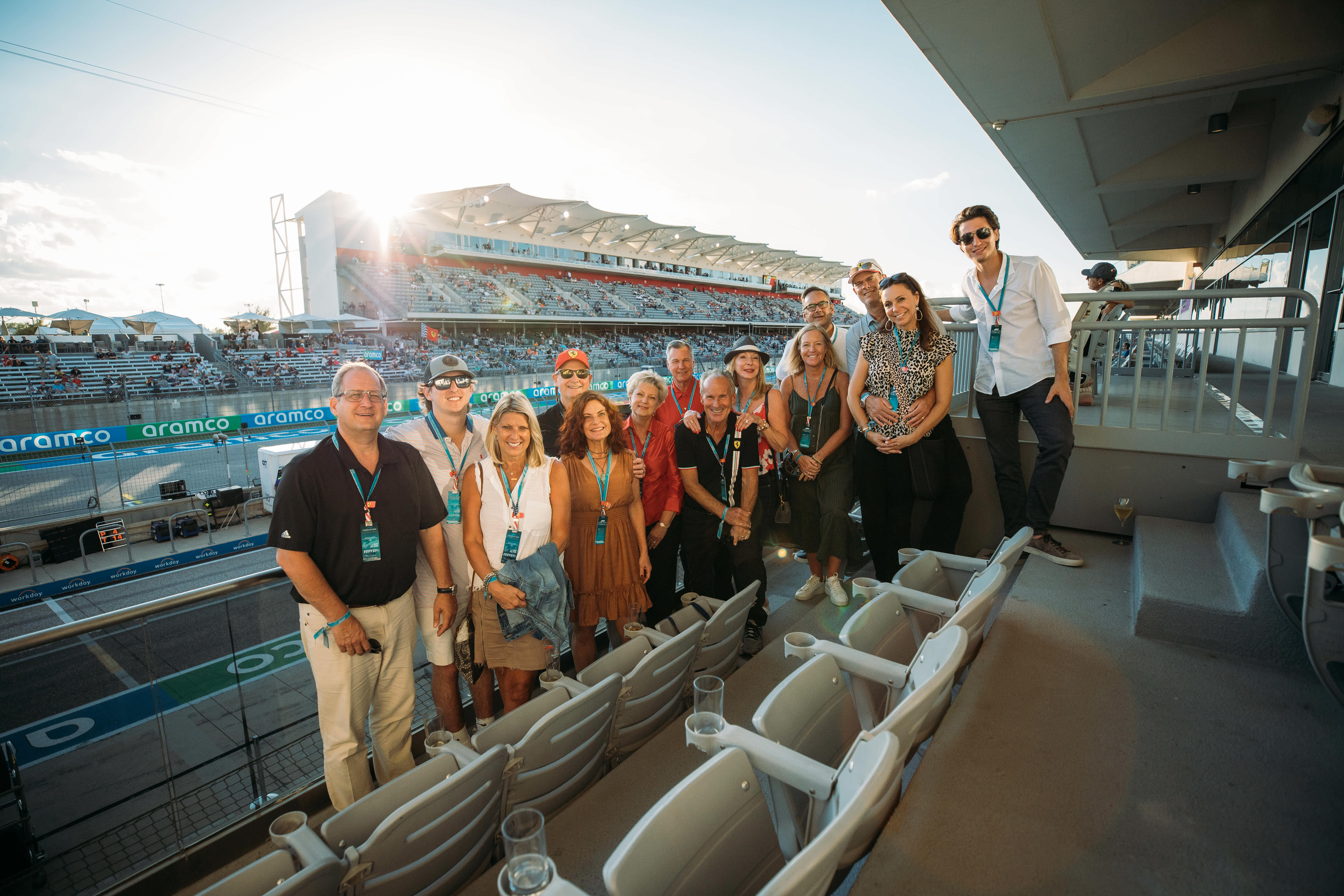 Top Right (L to R): Scott Fisher, Amy Fisher, Staci Mantegazza, Sergio Mantegazza
Bottom Left (L to R): Joe George, Owen George, Kelly George, Allison Truett, Trey Truett, Kim Cullum, Rod Cullum, Paul McConnell, Linda McConnell, Stefanie Cochran, Jeff Cochran, Rob Milo, Kimberly Milo, Sergio Mantegazza