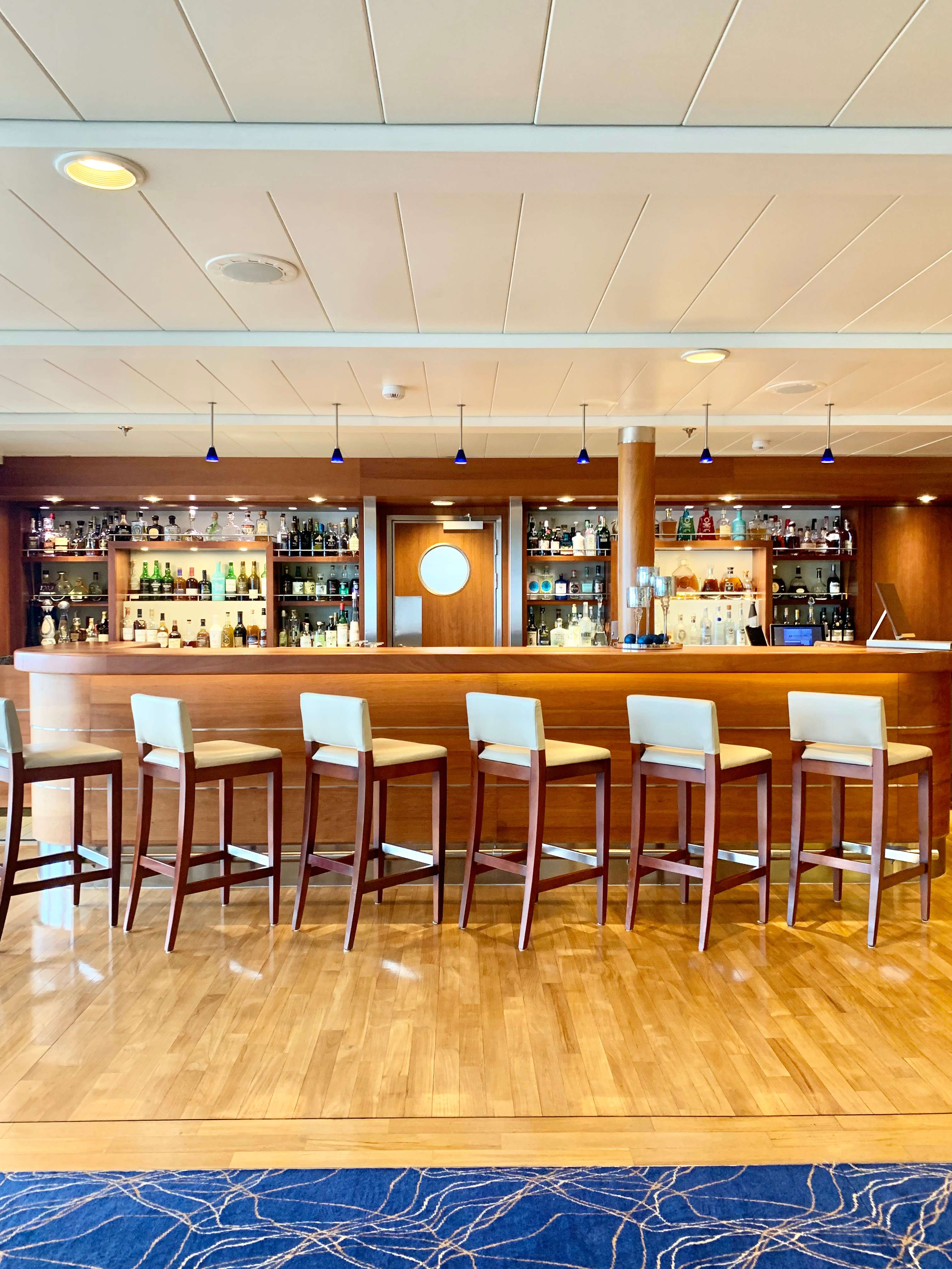 Bar and seats.