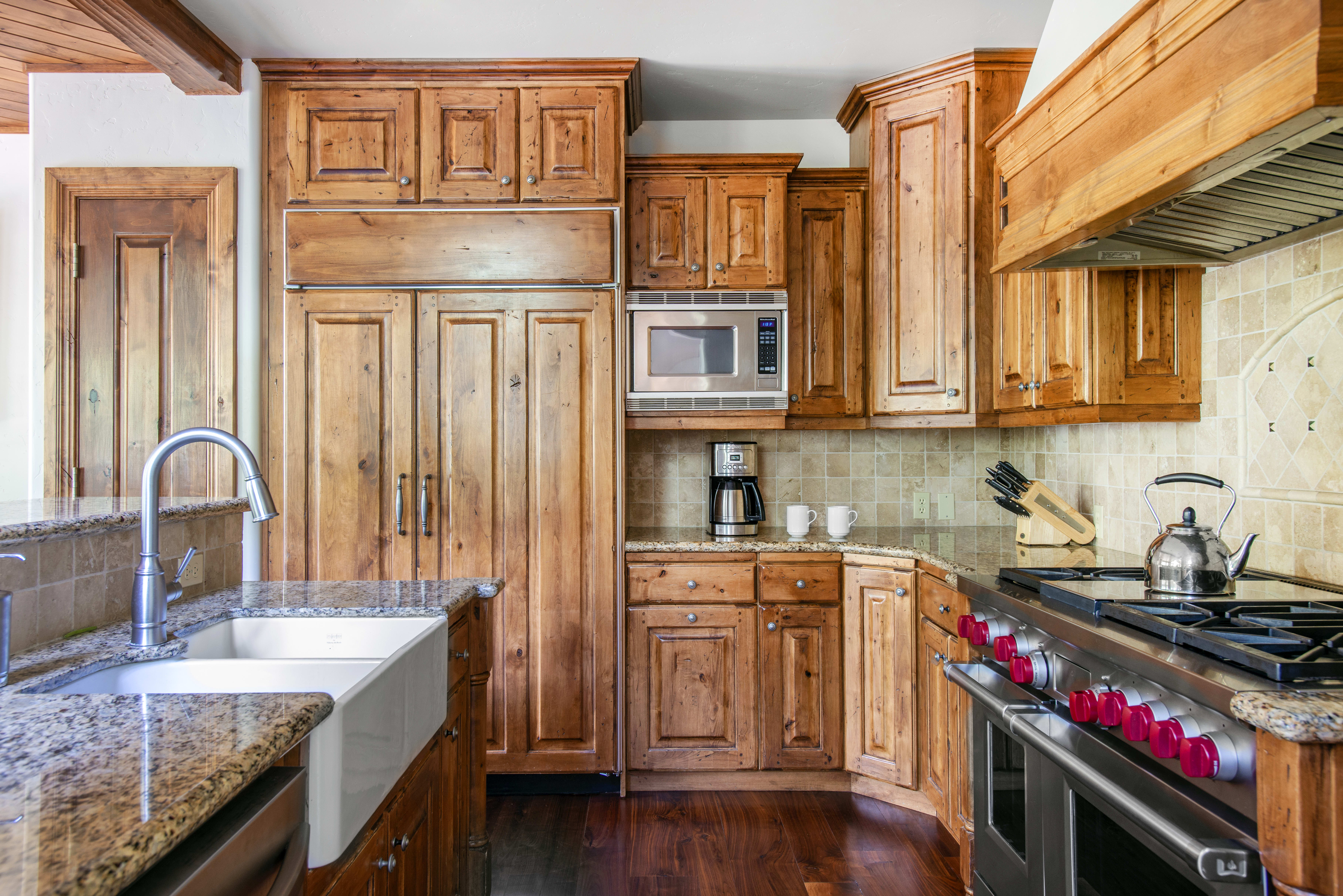 The kitchen of a private home in Deer Valley, Utah.