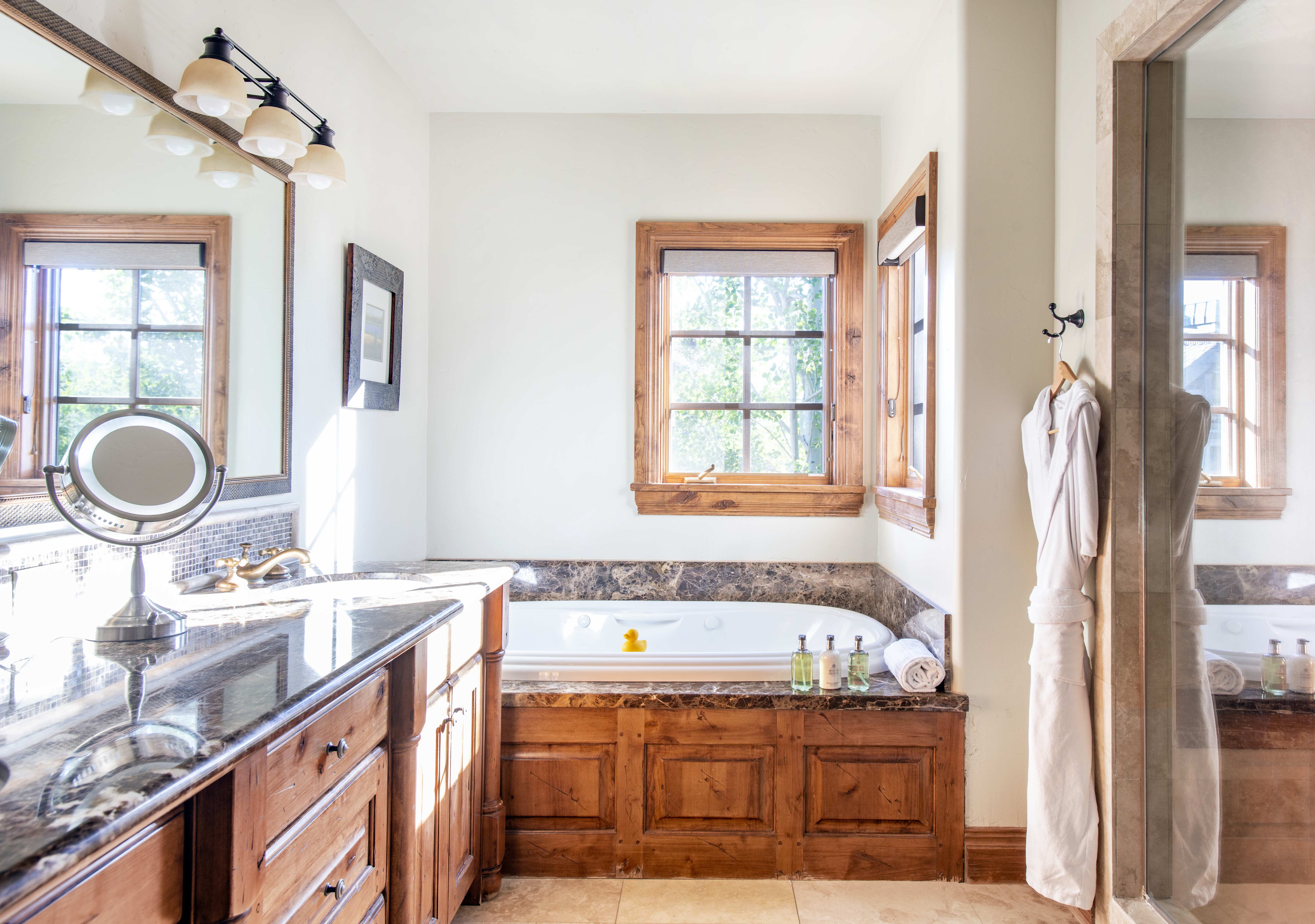 The bathroom of a private home in Deer Valley, Utah.