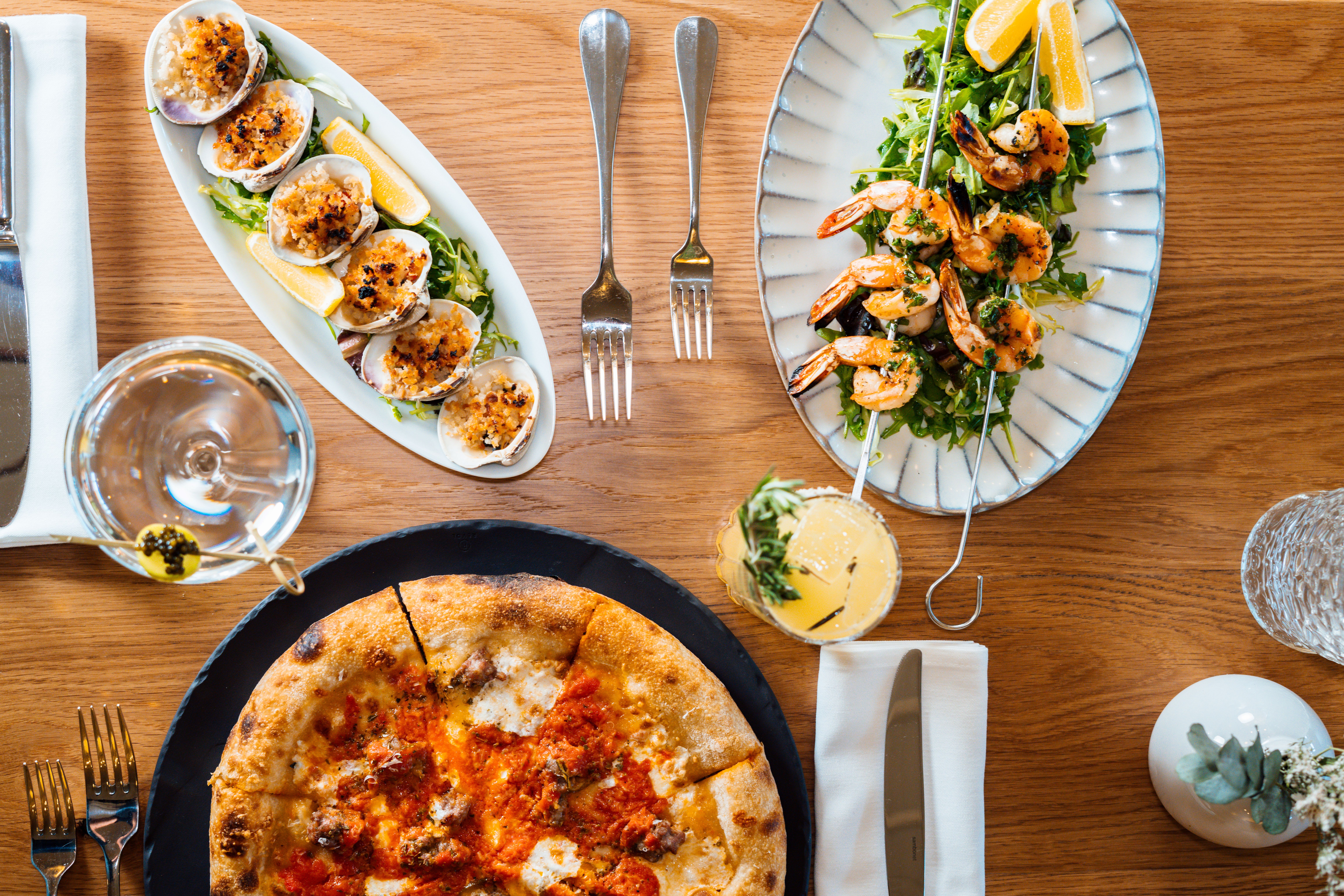 Italian-American cuisine at Good Ground Tavern in the heart of Canoe Place in Hampton Bays.